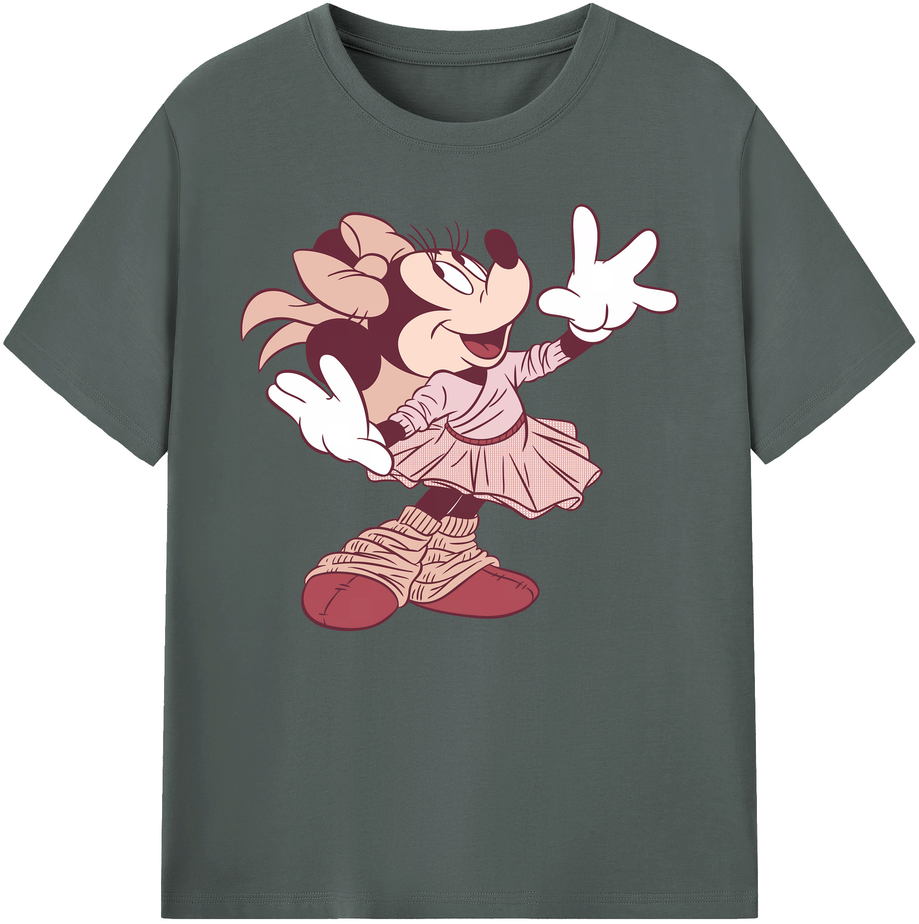 ミッキーマウス Mickey Mouse 綿100％ メンズ半袖Tシャツ｜肌触りやわらか＆通気性
